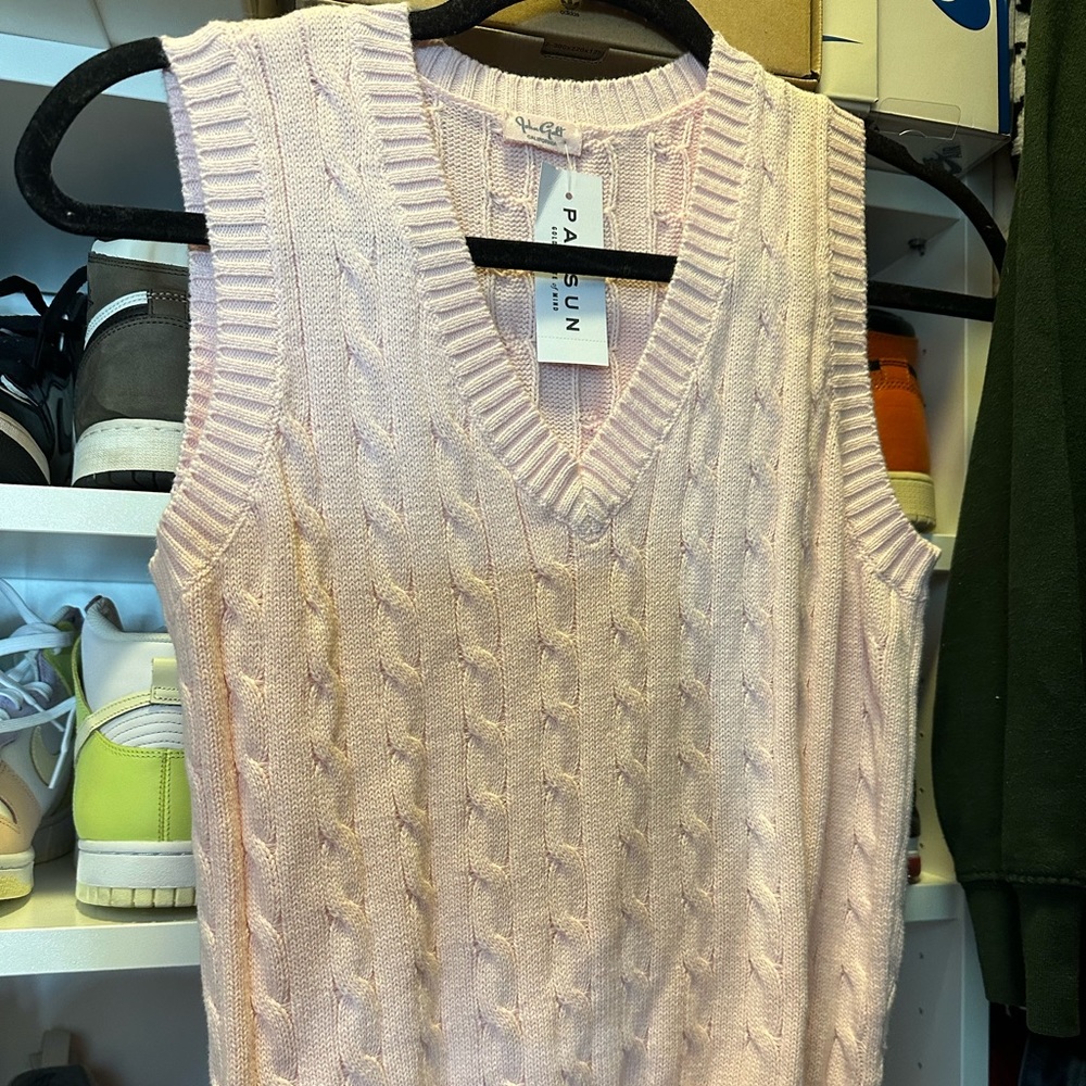 Pink brandy Melville sweater vest